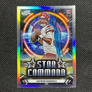 2024 Topps Cosmic Chrome Star Command Jayden Daniels #SC-25 Refractor (RC)